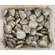 Сердце подвеска 3x3 см из лабрадора (цена за 1 шт)