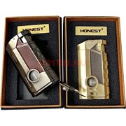 Зажигалка Honest газовая (BCZ-795) с пробойником 3 огня