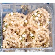 Кольцо из желтого цитрина бусина 3 мм граненая + экстра бусины