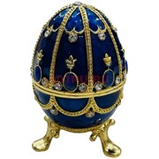 Яйцо шкатулка со стразами (5716) металлическая