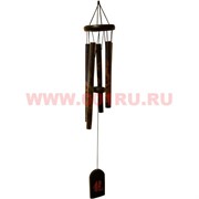 Музыка ветра 5 трубок "Драконы" (МО302-2) золотые на черном
