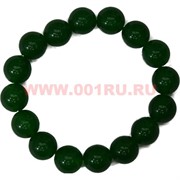 Браслет из хризопраза 12 мм (натуральный камень)