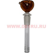 Трубка для бонга стеклянная d-15 мм 14,5 см длина