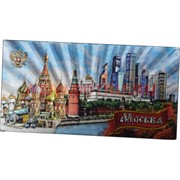 Магнит «Москва» 5,2x11 см