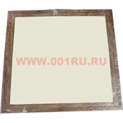 Фоторамка-багет квадратная светло-коричневая 30*30