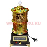 Тибетский барабан с мантрами большой (записано 5-6 мантр) 32 см высота (220V)