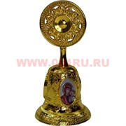 Колокольчик золотой с иконкой