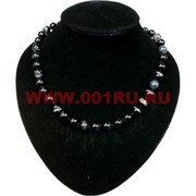 Бусы из черного агата 10 мм