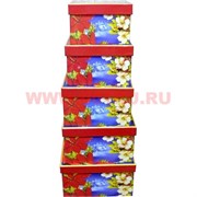 Коробки подарочные квадратные 5 в 1 (3 расцветки)