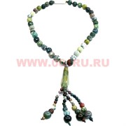 Бусы из натурального камня 52-55 см яшма