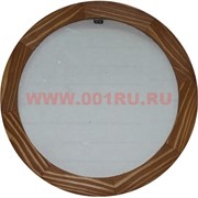 Фоторамка деревянная круглая D-30