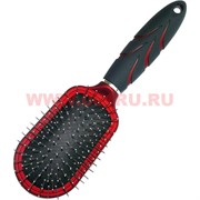 Расческа "Волны" прямоугольная пластмассовая цвета в ассортименте, цена за упаковку 12 шт