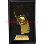 Зажигалка-спиннер USB Spinner Lighter с подсветкой