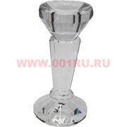 Подсвечник стеклянный 11,5 см (103-4)