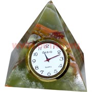 Часы из оникса "Пирамида" 9 см 2,5 дюйма