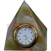 Часы из оникса "Пирамида" 12 см (5 дюймов)