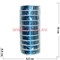 Проволока для бисера 0,4 мм 50м "темно-лазурная" цена за 10 шт - фото 111762
