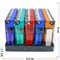 Зажигалка L-001 прозрачная пьезо цветная 50 шт/уп - фото 144795