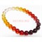Браслет 8 мм из янтаря 25 шт переливающийся - фото 161691