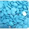 Кабошоны овальные 15x20 из голубой бирюзы без прожилок