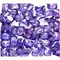 Кабошоны 10x14 прямоугольные из стекла фиолетового цвета