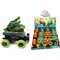 Машинка Dinosaur Inertia Car иннерционная с пушками 12 шт/упаковка - фото 196483
