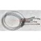 Браслет граненый 2 мм из лунного камня (натуральный белый матовый)