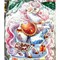 Картинка новогодняя 3 размер с Лошадками 40x30 см рисунки в ассортименте - фото 220702