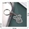 Брелок металлический «коала» 12 шт/упаковка - фото 223388