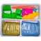 Кинетический живой песок Play Sand Kit (2 брикета по 300 гр) с формочками и лопаткой - фото 47712