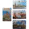 Магнит «Москва» 4 рисунка прямоугольный