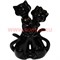 Кошечки обнимающиеся из фарфора 16,5 см