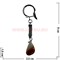 Брелок из сердолика разных форм 10 шт/связка - фото 74490