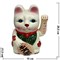 Кот Манэки-нэко керамический 20 см, цена за коробку из 45 шт - фото 83980